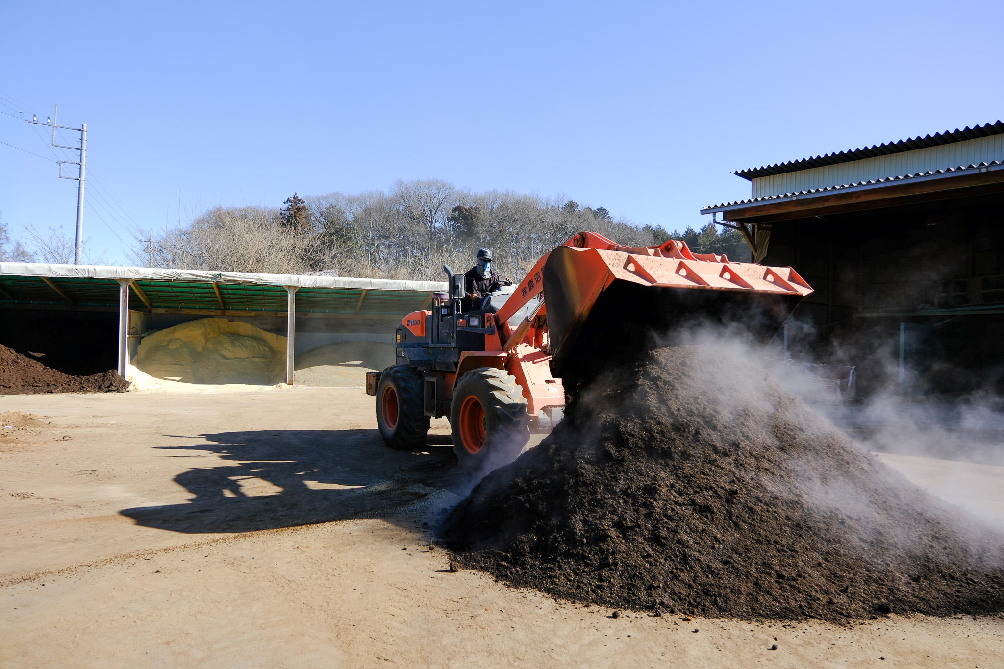 園芸用土製造　鹿沼興産　栃木