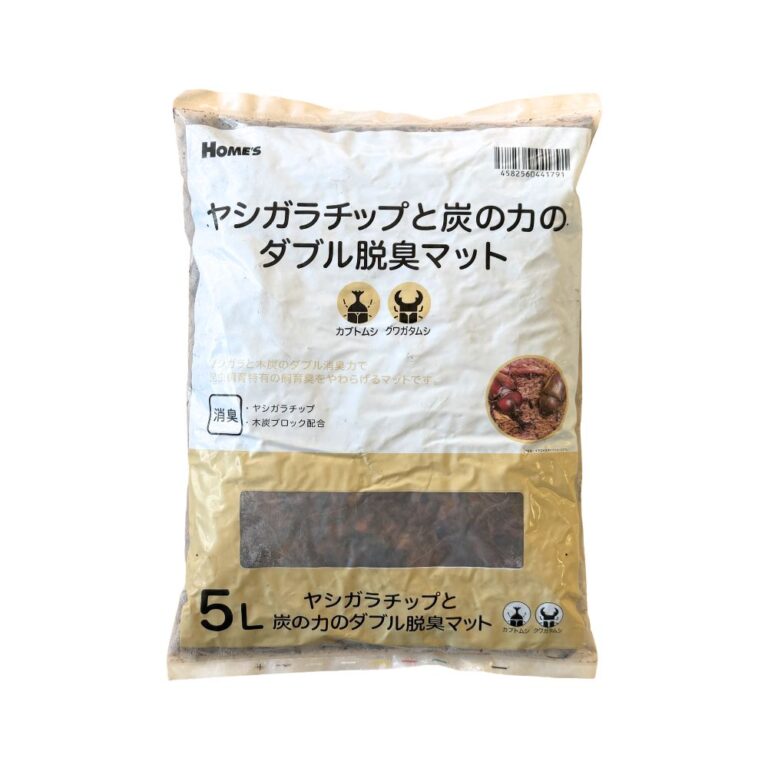 ヤシガラチップと炭の力のダブル脱臭マット 5L 鹿沼興産