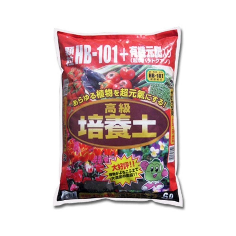 顆粒HB-101＋有機元肥 高級培養土 6L 鹿沼興産